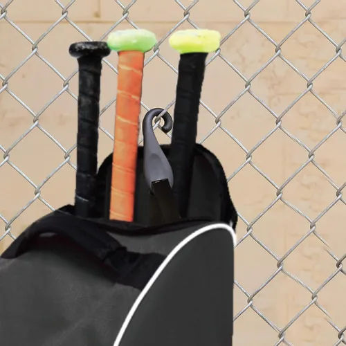 Miniatura 4 de Athletico Bolsa de bate con ruedas para béisbol, softbol, equipo de T-Ball para jóvenes, niños y adultos Negro