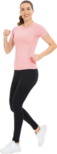Miniatura 3 de MathCat Seamless Workout Shirts for Women Long Sleeve Yoga Tops Sports Running Shirt Breathable Athletic Top Slim Fit