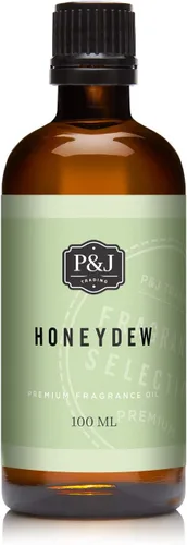P&J - Aceite aromático Honeydew de 3.4 fl oz, aromas para velas, fabricación de jabón, aceite difusor, aromas frescos