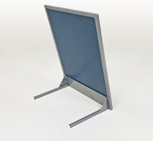 Miniatura 7 de FixtureDisplays 11.4 x 15.2 x 8.5 Zapato de montaje Espejo de vidrio Marco de acero Tienda al por menor del hogar Tatuaje Terapia 15588-NPF