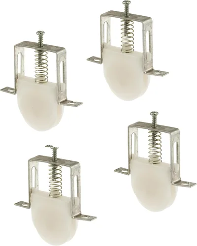 Miniatura 6 de Columbia - Rodillo de puerta corrediza para puerta, rueda de nailon, montaje de rodillo de puerta mosquitera, rueda delgada de rodamiento de bolas