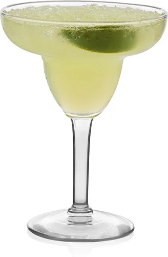Miniatura 10 de Libbey Blue Ribbon - Juego de 6 vasos de Margarita sin tallo, de inspiración artesanal, elegantes vasos de margarita, cristalería mexicana ligera