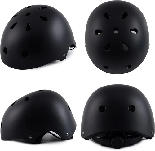 Miniatura 2 de Casco de bicicleta para niños pequeños, 2 tamaños ajustables, para niños y niñas, multideporte, ajustable, para scooter, bicicleta, monopatín