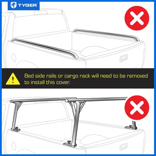 Miniatura 5 de Tyger Auto T1 - Cubierta tonneau suave enrollable para caja de camioneta compatible con Nissan Frontier 2022-2026 Caja de 6 pies (73 pulgadas)