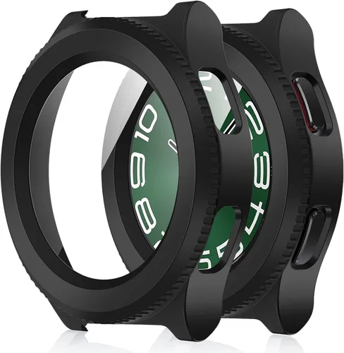 Miniatura 28 de Amizee Paquete de 2 fundas protectoras de pantalla compatibles con Samsung Galaxy Watch Ultra (2025/2024) de 1.772 pulgadas, con protector de negro