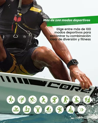 Miniatura 5 de Relojes inteligentes para hombre (luz láser y batería de 100 días), reloj de fitness de 1.95 pulgadas: reloj inteligente militar impermeable