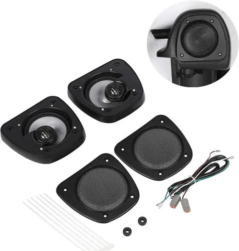 Miniatura 18 de TCT-MOTORPARTS Carenaduras inferiores ventiladas con caja de altavoces de 6 1/2" para Harley Touring Road King Street Electra Glide Road Glide Ultra