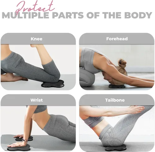 Miniatura 4 de Yes4All 2 rodilleras de yoga extra gruesas, almohadillas de yoga para ejercicio de pilates, almohadillas de 13/16 pulgadas para rodillas y coderas
