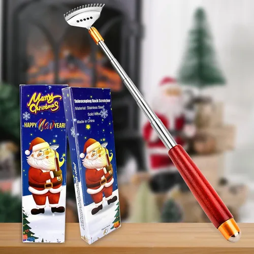 Miniatura 7 de Rascador de espalda, largo rascador de espalda extensible para mujeres, hombres y adultos, garra ancha/mango sólido/rodillo de masaje, masajeador
