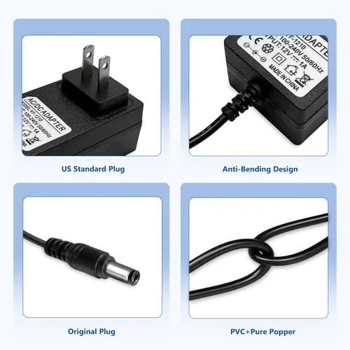 Miniatura 5 de Cargador de batería de 12 V para niños, autos eléctricos, ruedas eléctricas, motocicletas, cuatrimotos, para Jeep, para Dodge Charger Toy Car