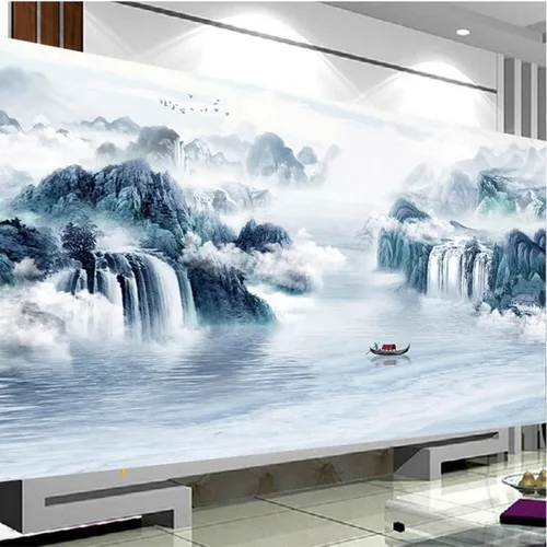 Instarry Kits de pintura de diamantes 5D para adultos, taladro completo, estilo chino, pintura de paisaje, punto de cruz, decoración de pared para