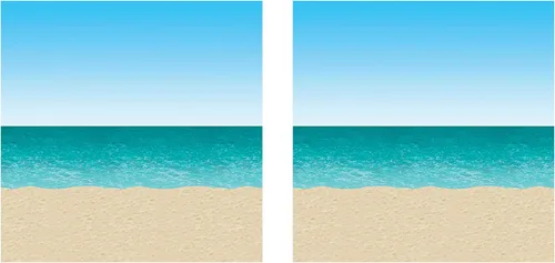 Miniatura 11 de Fondo de playa, océano y cielo azul de 30', Paquete de 1, azul, (Blue/Sand)