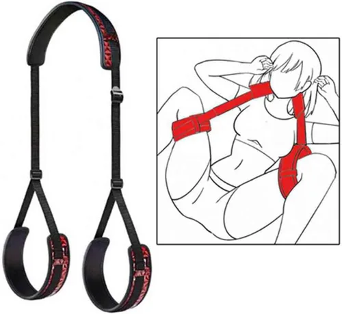 Miniatura 5 de Kit de sujeción de cama para parejas debajo de la cama King Bonage para piernas sexuales para adultos, correas de unión para barra de muñeca