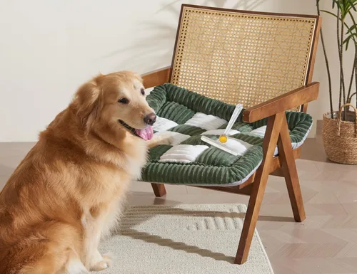 Miniatura 19 de Funda de cojín de sofá para perros, funda de sofá lavable para mascotas, fundas de sofá para loveseat, fundas deslizables, manta protectora de sofá