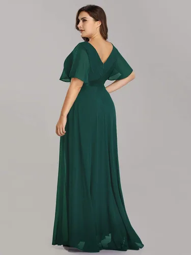 Miniatura 2 de Ever-Pretty 09890 Maxi vestido de fiesta de noche, con cuello en V doble, para mujer