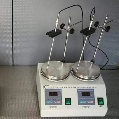 Miniatura 3 de Agitador magnético digital 0 ~ 2400 RPM Mezclador magnético de placa caliente mezclador agitador de laboratorio con barra de agitación