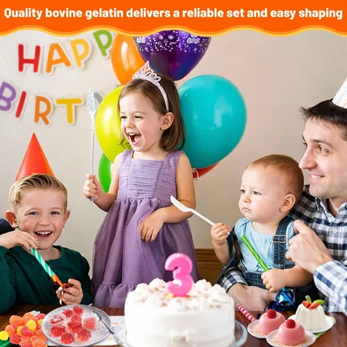 Miniatura 6 de Polvo de gelatina de carne de res sin sabor, gelatina alimentada con pasto para gomitas, gelatina, hornear, cocinar, bebidas, sopas y salsas