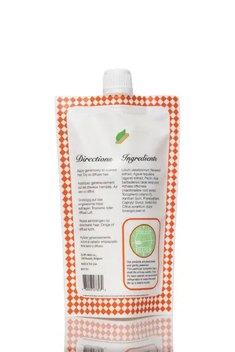 Miniatura 3 de Ecoslay Gel definidor de rizos de mermelada naranja, fijación duradera para cabello ondulado, rizado, enrollado y rizado, gel para peinar rizos