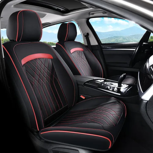 Miniatura 21 de FLORICH Fundas de asiento delantero de automóvil, fundas de asiento de cuero para automóviles, protector de asiento de automóvil, impermeable