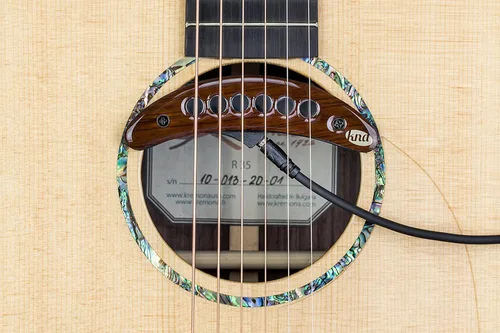 Miniatura 3 de KNA SP-1 Pastilla pasiva de sonda de bobina única para guitarra acústica de cuerda de acero, tono natural claro, ligero, perfil bajo, fácil
