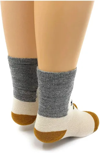 Miniatura 2 de WARRIOR ALPACA SOCKS - Calcetines de lana de alpaca para bebé, familia feliz, para adultos, adolescentes y niños