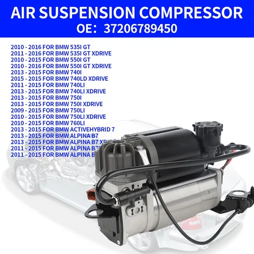 Miniatura 6 de Compatible con compresor de suspensión neumática Audi A6 C6 4F 2004-2011, 4F0616005F, 4F0616005E, 4F0616006A, 4F0616006, 4F0616007