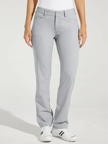 Miniatura 3 de Willit Pantalones de golf para mujer, elásticos, de secado rápido, ligeros, casuales, con bolsillos, resistentes al agua