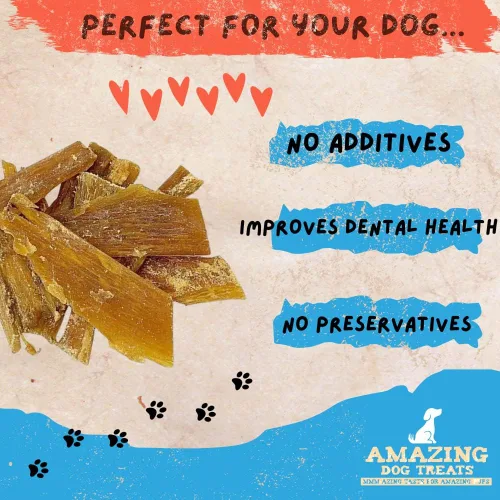Miniatura 5 de Amazing Dog Treats Tendón de carne de res de 6 pulgadas para perros (5 piezas/paquete) - Correa trasera para masticar tendón - Sin ocultar