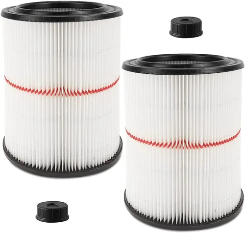 Filtro 17816 para aspiradora de taller Craftsman, filtro de aire de reemplazo para filtro de aspiradora húmeda/seca Craftsman para aspiradora Blanco