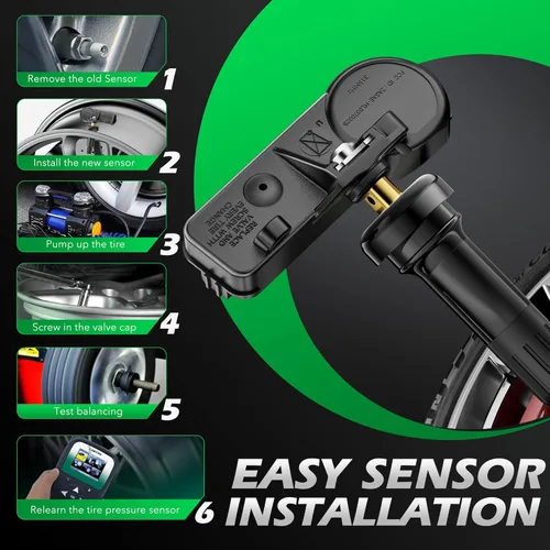 Miniatura 5 de CDWTPS Sensor TPMS para Ford F150, paquete de 4, sistema de monitor de presión de neumáticos 315MHZ para Ford F150 F250 F350 F450 F550, escape