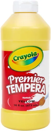 Miniatura 13 de Crayola Premier - Pintura al temple para niños, color blanco (16 onzas), suministros para el aula para niños, ideal para artes y manualidades,