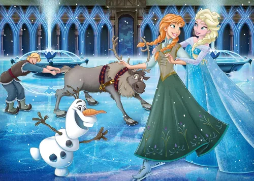 Miniatura 6 de Ravensburger Rompecabezas de Frozen de Disney, 1000 piezas únicas, tecnología Softclick con imágenes vibrantes y sin deslumbramiento, regalo ideal