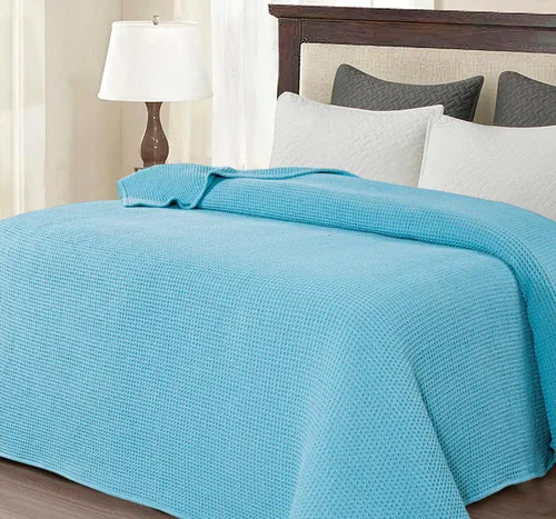 Miniatura 6 de Bed Bath & Home - Manta de 100% algodón, ligera y transpirable, buena para todas las estaciones, suave y acogedora.