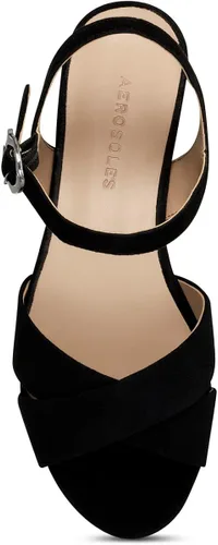 Miniatura 4 de Aerosoles Sandalia de tacón elegante para mujer, Gamuza negra
