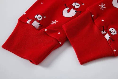 Miniatura 6 de Babyroom Pijama de algodón a juego de 4 piezas para niñas pequeñas y muñecas a juego