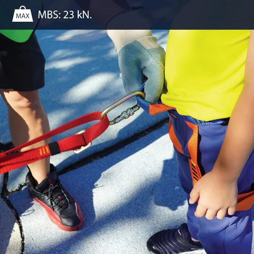 Miniatura 5 de Fusion Climb Centaur - Arnés de escalada para niños, arnés ajustable para niños para montañismo profesional, escalada en roca, arnés de seguridad