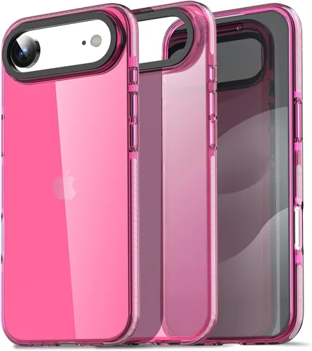 Miniatura 59 de AICase Funda protectora para iPhone 16 compatible con iPhone 16, delgada, ligera, transparente [no amarillenta] Diseño vibrante