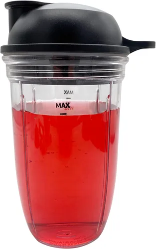 Miniatura 2 de Mezclador de repuesto con cuchilla extractora de fácil giro con taza de 18/24 onzas con tapa para llevar, compatible con NutriBullet Blender Combo