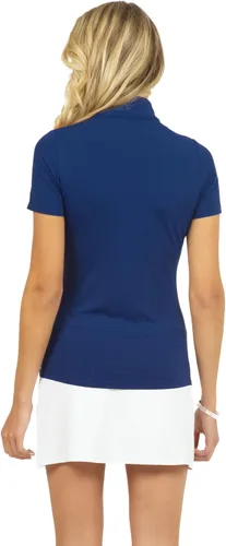 Miniatura 8 de IBKUL Athleisure Wear Sun Protective UPF 50+ Icefil Cooling Short Sleeve Mock Neck Top - 87000