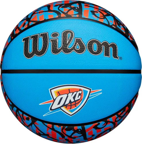 Miniatura 20 de Wilson NBA Team Balones de baloncesto con diseño de grafiti - Talla 7 - 29.5