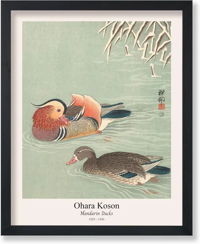 Miniatura 27 de Poster Master Vintage Ohara Koson Poster - Retro Blooming Lotus Flowers Print - Japanese Art - Flower Illustration - Aesthetic Design - Floral