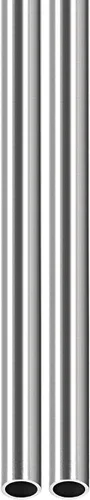 Miniatura 38 de DTGN Tubo de acero inoxidable 304 de 0.394 in x 0.016 in x 9.843 in (ODxWall TxL) - Paquete de 2 - Bueno para equipos de maquinaria - Tubería