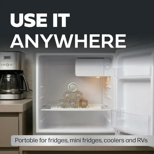 Miniatura 7 de Tapete Fridge Monkey - Organizador de Latas de Vino y Refrescos para Refrigerador - Soporte Organizador de Bebidas que Hace que las Latas y Botellas