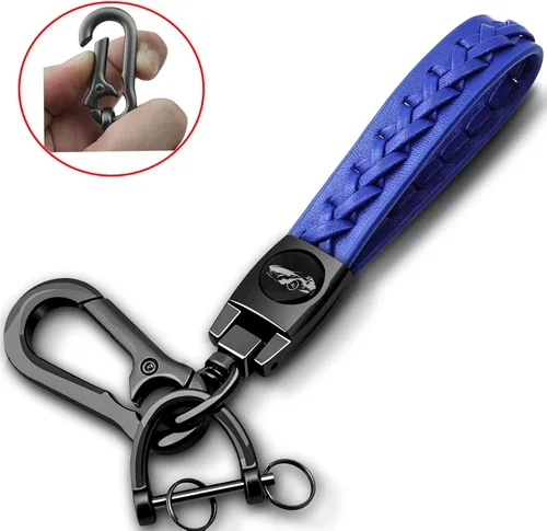 Miniatura 5 de Kirsnda Funda para llavero Nissan con llavero, TPU suave que protege la llave del coche compatible con Altima Rogue Maxima Pathfinder, ect 3/4/5 Azul
