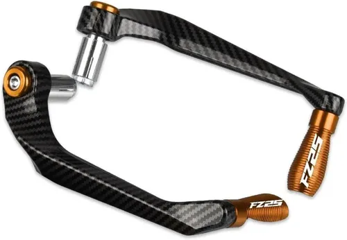 Accesorios de motocicleta para FZ16 FZ25 2008-2018 Agarres de manillar de freno final Palanca de embrague Protección (color : naranja)