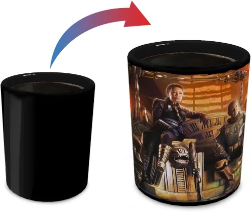 Miniatura 2 de Morphing Mugs Star Wars - The Book of Boba Fett - Un nuevo comienzo - Una taza sensible al calor de 16 onzas - Imagen completa revelada cuando se