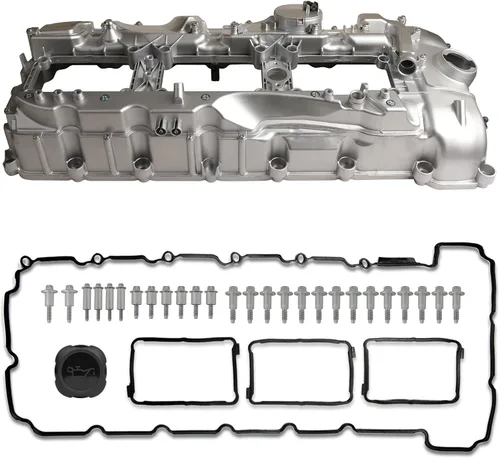 MITZONE Kit de cubierta de válvula N55 de aluminio compatible con BMW 2011-2019 X3 X5 X6 2010-2018 535i 335i 640i 2013-2015 740i 740Li 3.0L 4.4L