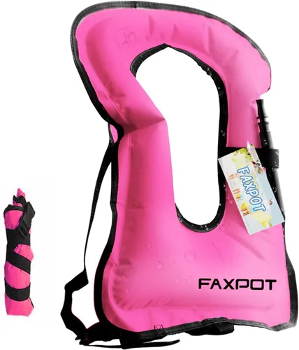 Miniatura 10 de Chaleco de esnórquel, chaleco de natación inflable portátil para adultos, para kayak, flotabilidad, buceo, surf, chaleco de esnórquel, chaqueta