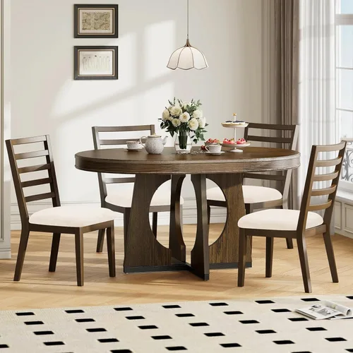 Miniatura 8 de Smiry - Fundas de asiento de terciopelo para silla de comedor, juego de 6, ajuste elástico, extraíbles, lavables, protector de cojín de asiento
