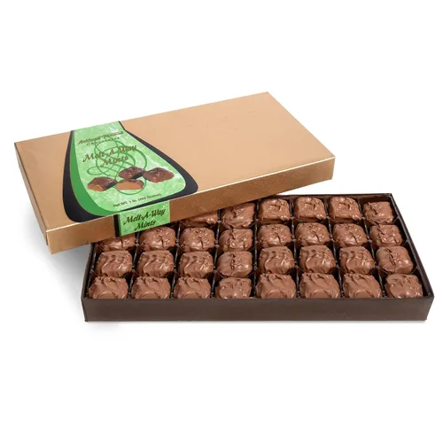 Miniatura 8 de Anthony Thomas, Melt-A-Way Mints, chocolate con leche cremoso, mentas derretidas, chocolate cremoso batido con centros de menta